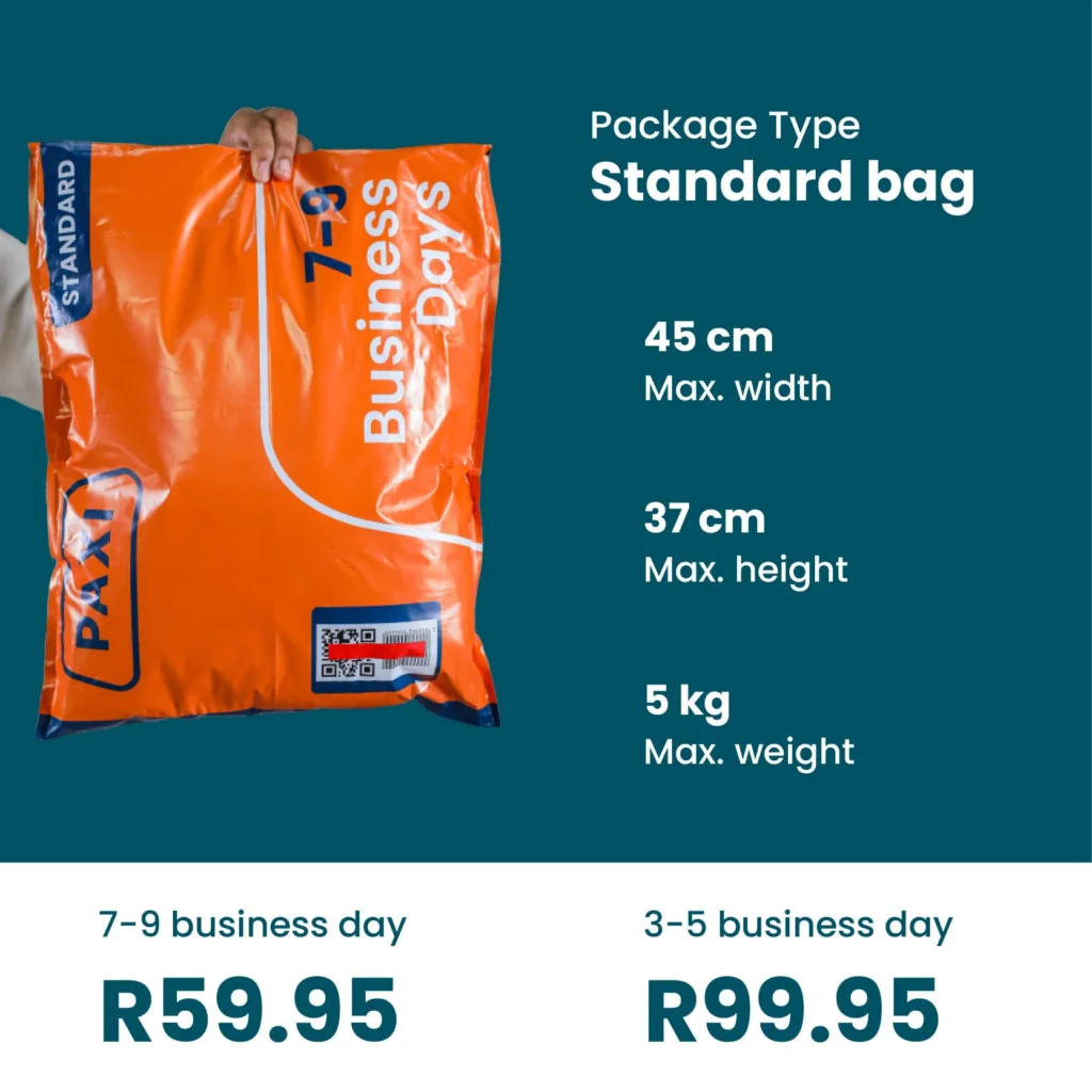 paxi prices for standard bag